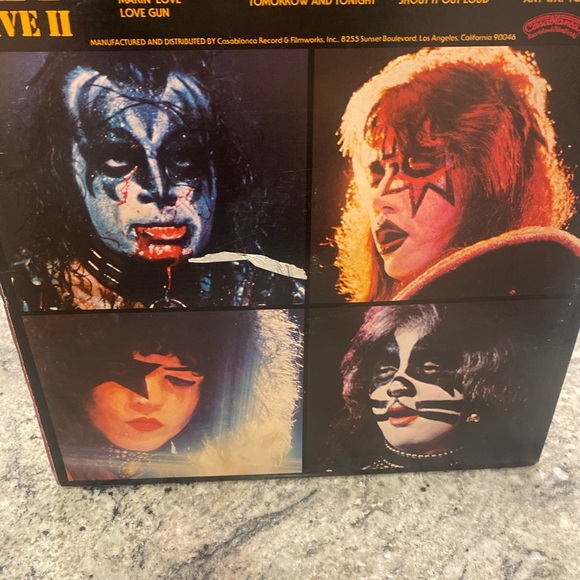 KISS Alive 2 vintage vinyl double album record vinyl unique Valentines Day gift - Picture 8 of 14